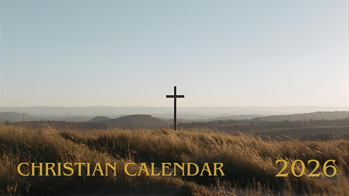 Digital Christian Calendar 2026 l Printable Wall Calendar l Religious Art l Instant Download l Icon Art Calendar 2026